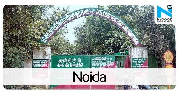 Noida VIDEO: नशे में धुत्त महिला ने गार्ड का कॉलर पकड़कर की अभद्रता, कहा- मेरा ब्वॉयफ्रेंड पैसा देता है न तेरेको