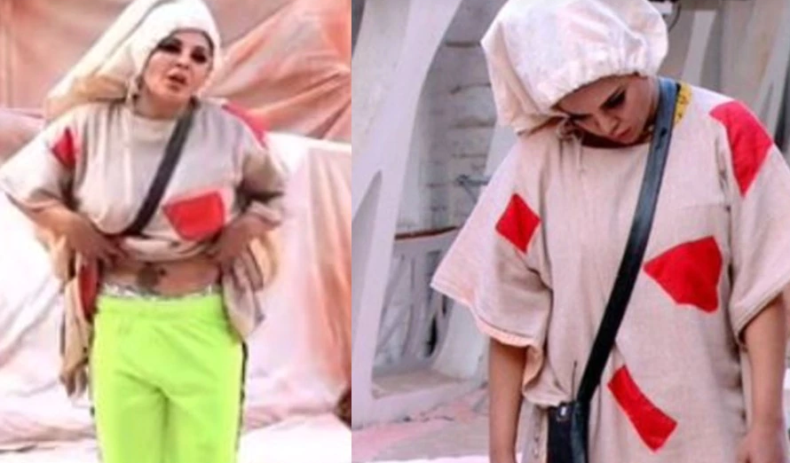 Rakhi Sawant ends up peeing in her pants after Arshi Khan blocks toilet during a task