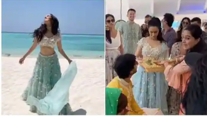 Shraddha Kapoor is all smiles with rumoured beau Rohan at cousin's haldi ceremony in Maldives