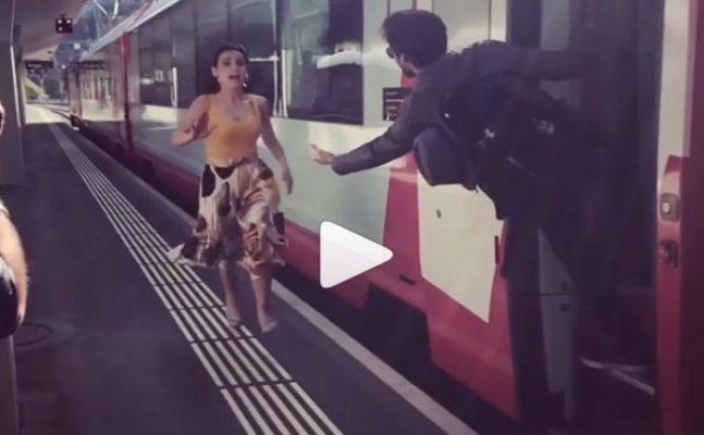 WATCH: Sania Irani and Mohit Sehgal’s DDLJ moment goes horribly wrong
