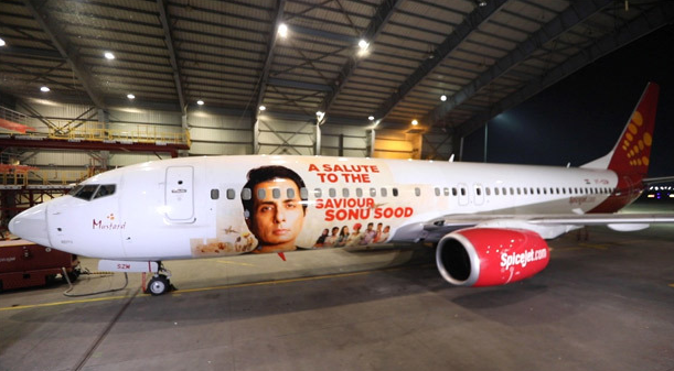 Sonu Sood gets special livery dedicated to him by Spicejet 