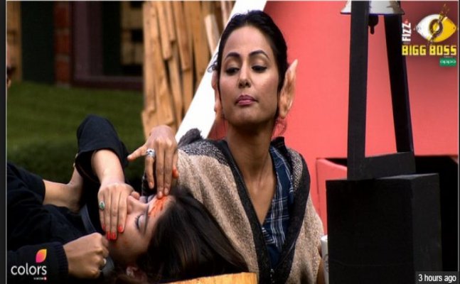 OUCH! Hina rubs chilli powder on Bandgi's eyes