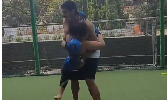Watch, Ira Khan practices kickboxing with boyfriend Nupur Shikhare, ends with a hug