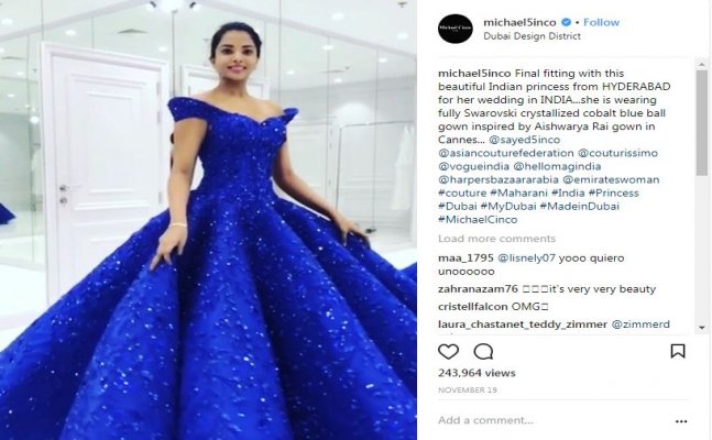 This bride has worn Aishwarya Rai's Cannes 2017 outfit
