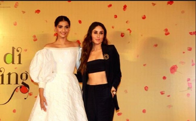 Kareena Kapoor adds glam in tube top while Sonam Kapoor look pretty in white outfit