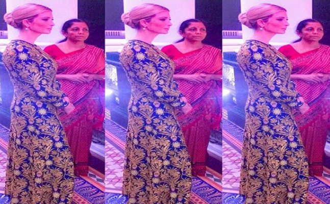 Ivanka Trump's REGAL outfit for dinner with Modi was spectacular