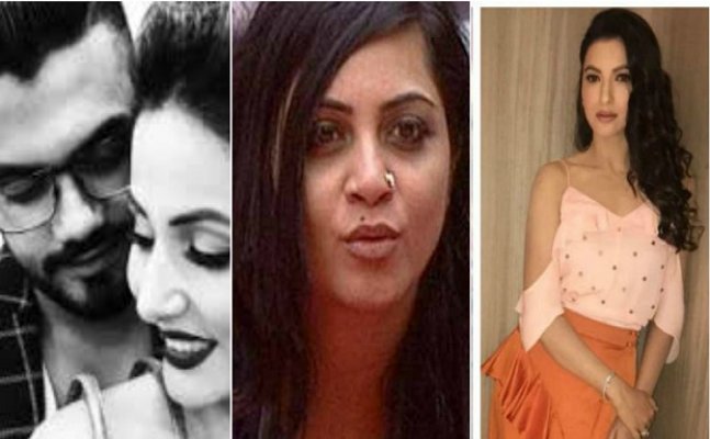 Hina's BF Rocky Jaiswal calls Arshi 'FILTHY' woman and Gauhar 'UNINVITED'