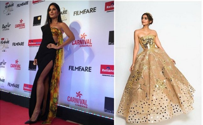 VOTE! Sonam Kapoor or Katrina Kaif, who rocked Filmfare Glamorous Awards