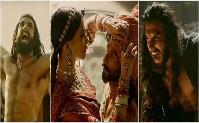 Padmavati trailer: Ranveer Singh over shadows Deepika and Shahid