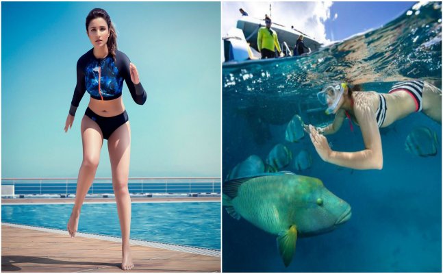Parineeti Chopra flaunts SEXY BIKINI while snorkeling
