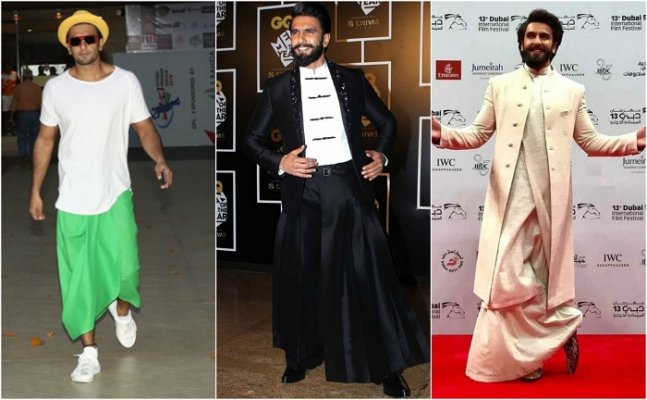 Ranveer Singh and his obsession with skirts