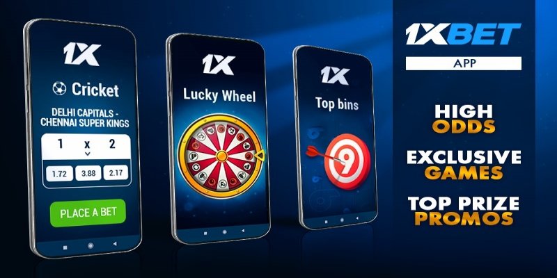 Bet on cricket with the modern 1xBet mobile app