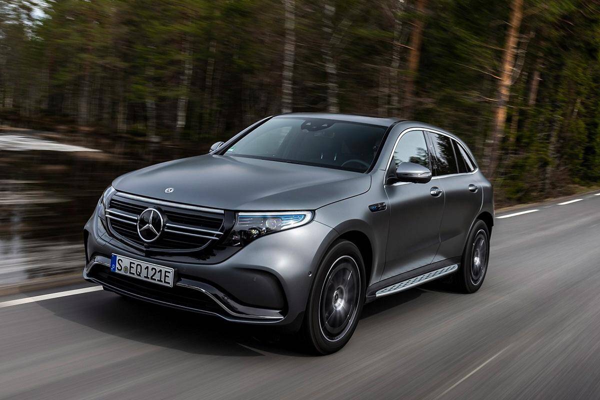 Mercedes-Benz  brought the EQC luxury electric SUV