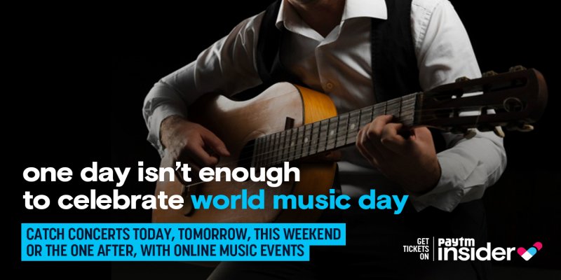 Celebrate your love for music this World Music Day with virtual concerts on PayTM