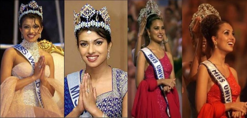  Lara Dutta crowned Miss Universe, Priyanka Chopra crowned Miss World
