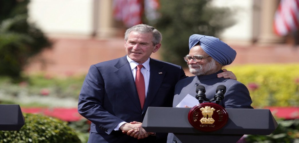 US President George W. Bush visit India 