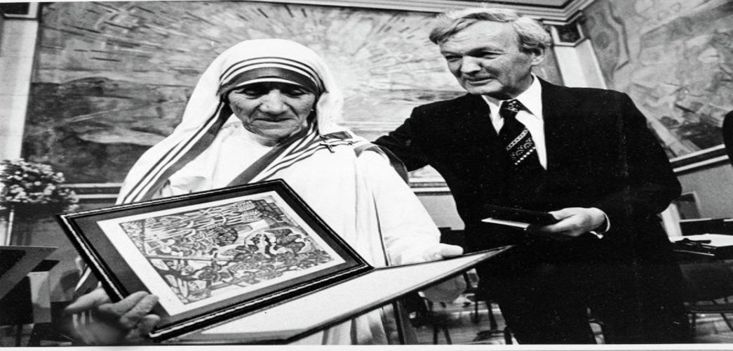 Mother Teresa won Nobel Peace Prize for outstanding human service