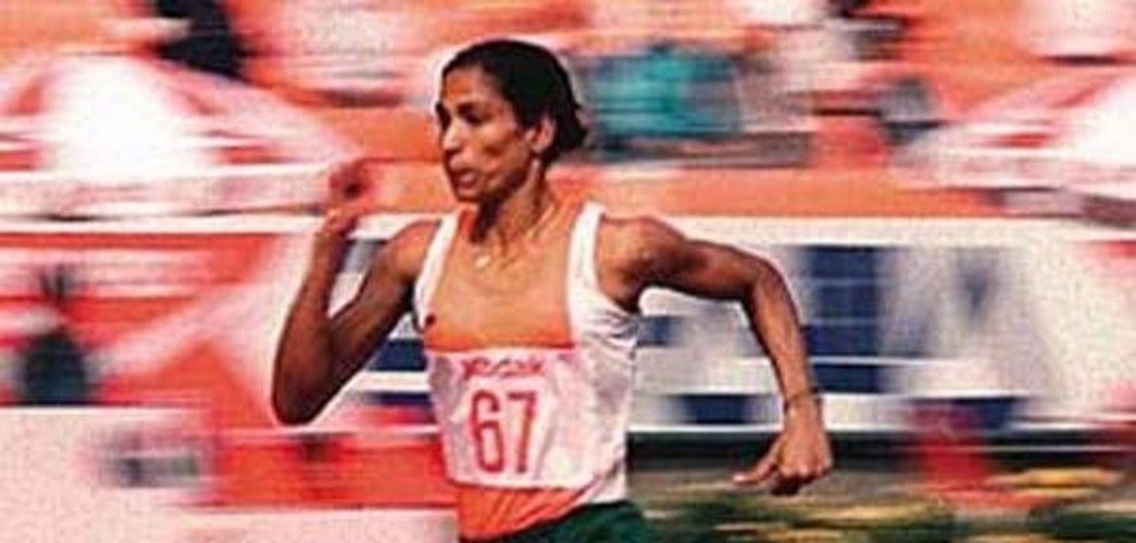 PT Usha missed 400 metres hurdles bronze by 1/100th of a second in Olympics