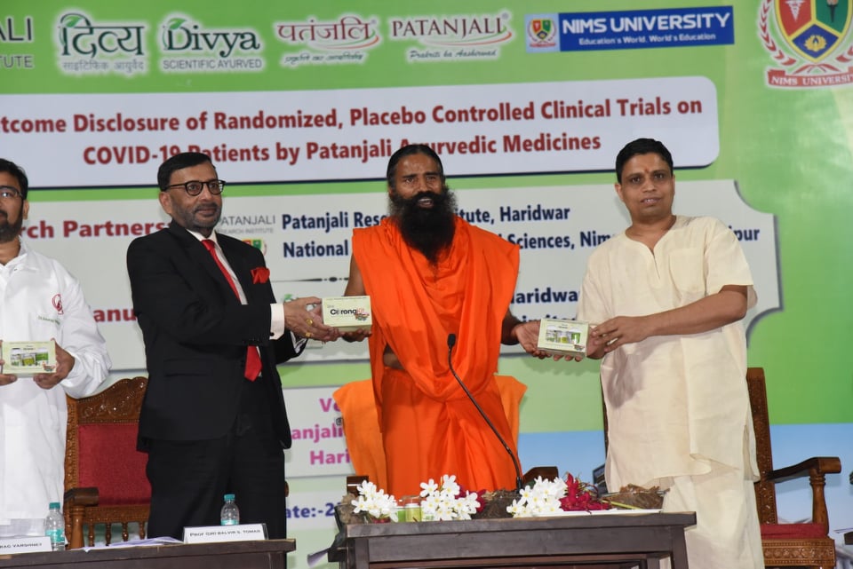 Coronil Tablet FIR Against Ramdev 4 Others In Jaipur Over Coronavirus