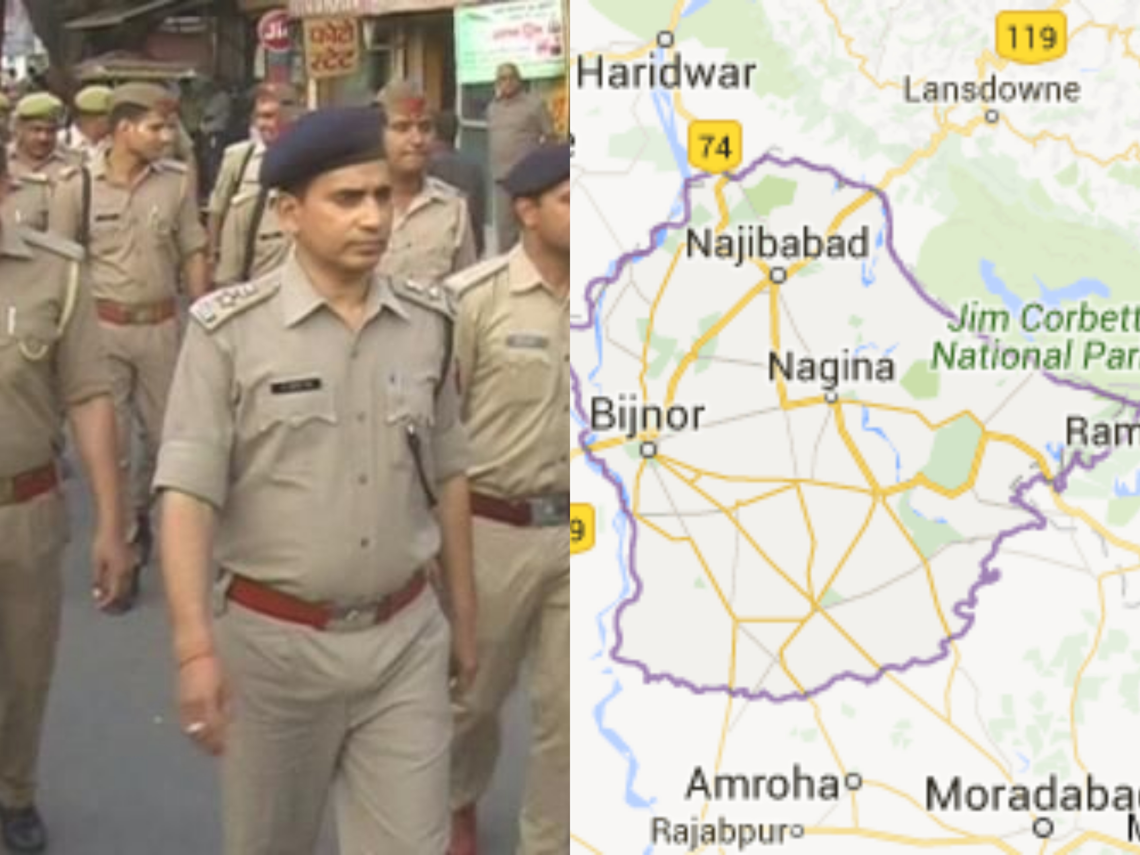 Bijnor City Police catches prisoners who fleed from temporary jail