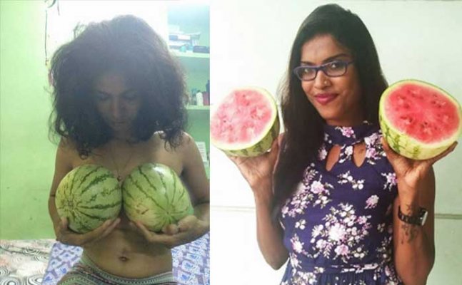 Image result for Bare breast protest against Kerala Professor!\