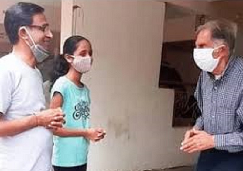 Ratan Tata travels to Pune to satisfy ailing ex-employee, trending on social media Ratan Tata travels to Pune to satisfy ailing ex-employee, trending on social media