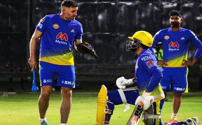 Chennai: CSK batting coach and former player Michael Hussey is stuck in Chennai for this reason