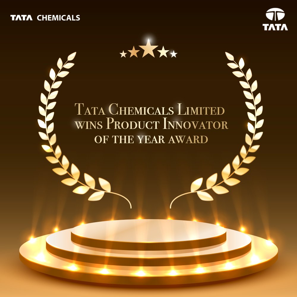 Tata Chemicals wins `Product Innovator of the Year Award` at FICCI Chemicals and Petrochemicals Awards 2021