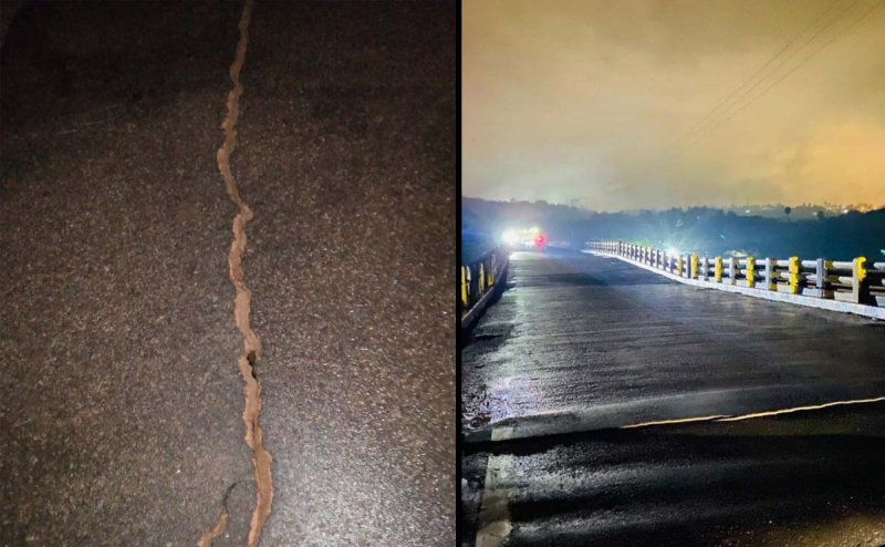 Cracks seen over Maravoor Bridge in Mangalore, Movement Restricted