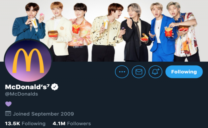  McDonald's Turns Purple for BTS Collaboration, Twitter Can't Keep Calm