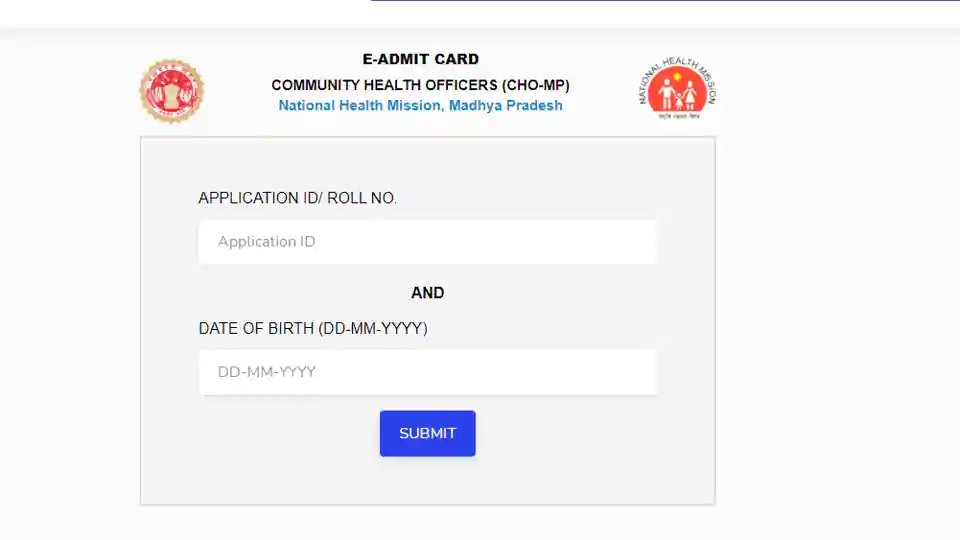 NHM MP Community Health Officer Admit Card 2020 released, here’s direct link to download