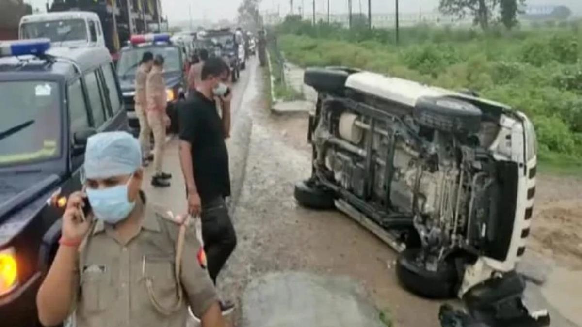 Car Tried To Avoid Cattle, Flipped, Then Vikas Dubey Tried To Escape: UP Cops