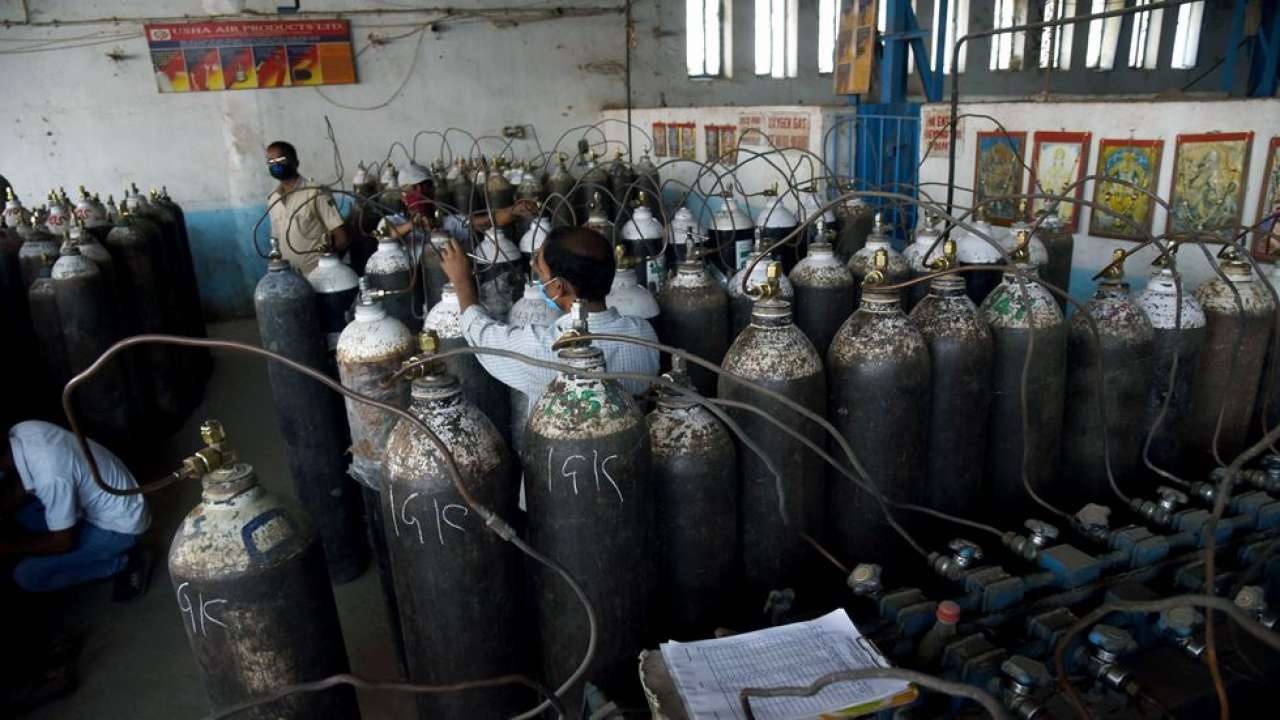 Kanpur: 51 oxygen cylinders seized, gas agency owner detained