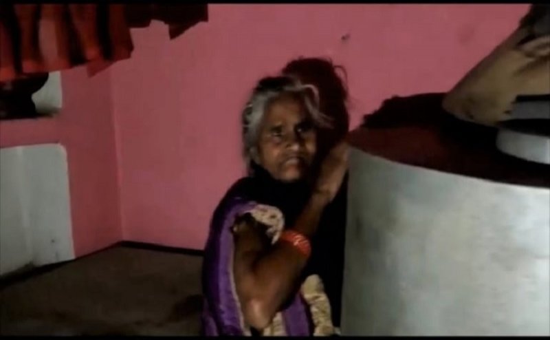 Scared of vaccine, elderly woman in UP village takes cover behind a drum, video viral