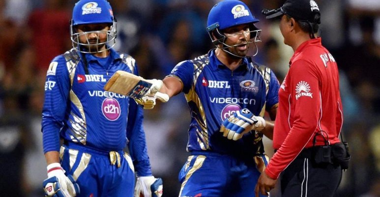 IPL 2017: Rohit Sharma fined for showing dissent towards umpire 