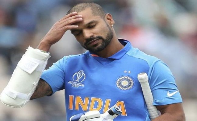 Shikhar Dhawan ruled out of World Cup 