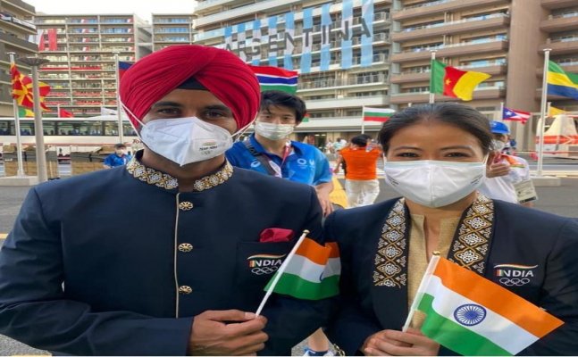 Tokyo Olympics 2020 opening ceremony commences, Mary Kom, Manpreet to lead 19-member Indian contingent 