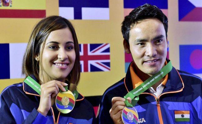 Jitu Rai, Heena Sidhu bag gold in ISSF World Cup 