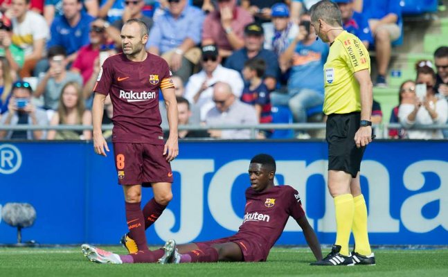 Footage show Dembele knew something was wrong, out for four months 