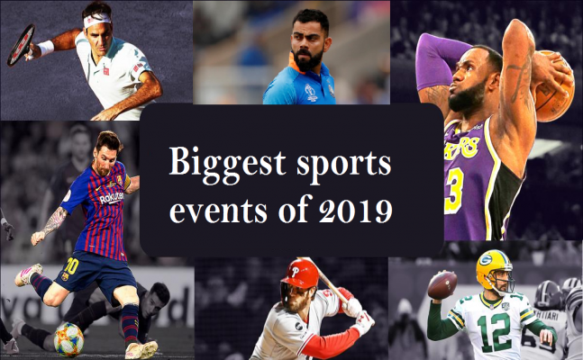 5 biggest events from the sports industry in 2019